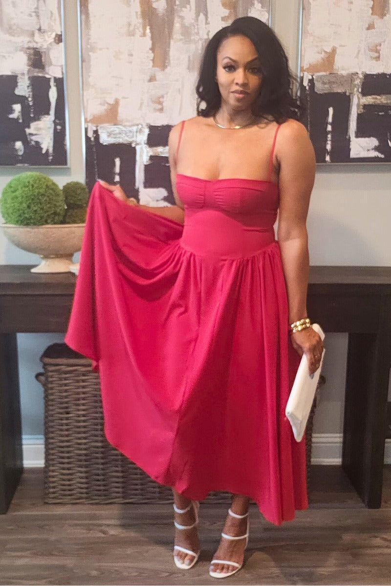 The Perfect Spring Midi Dress