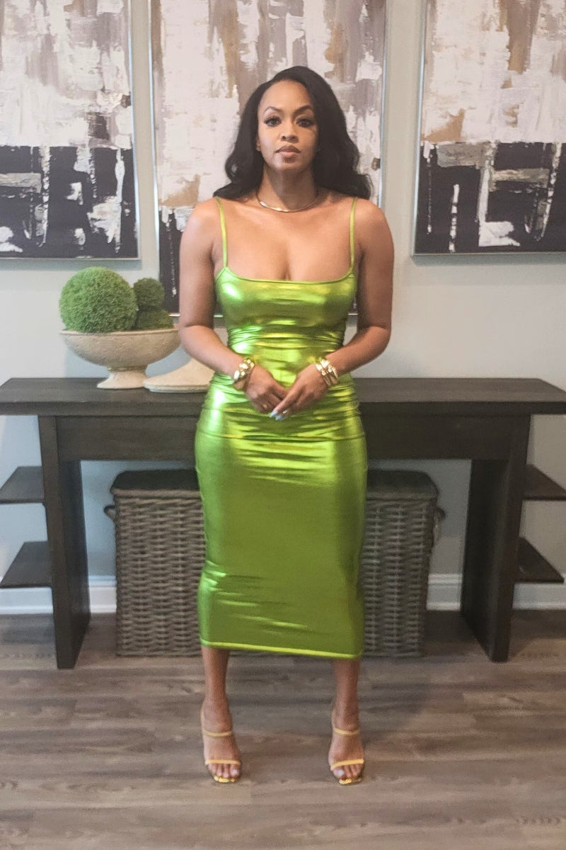 Lush Green Maxi Pencil