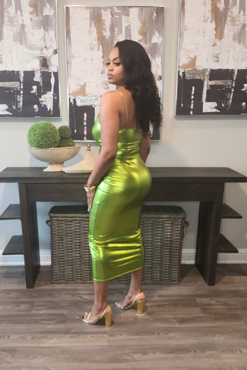 Lush Green Maxi Pencil