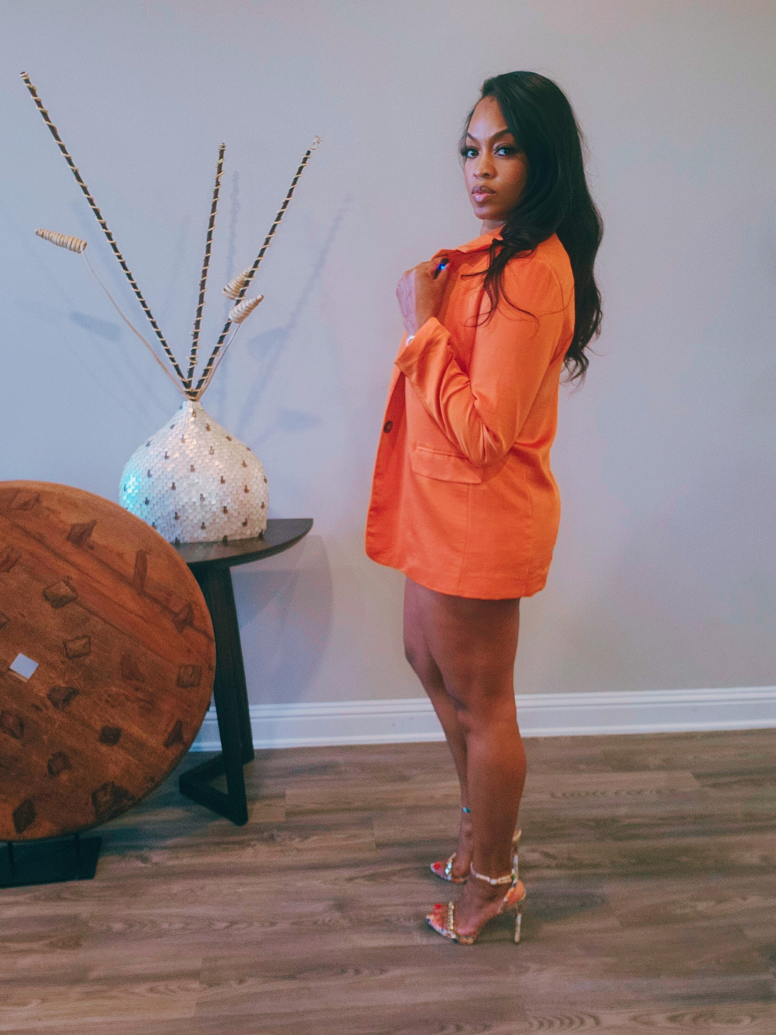 Orange Tangerine Blazer