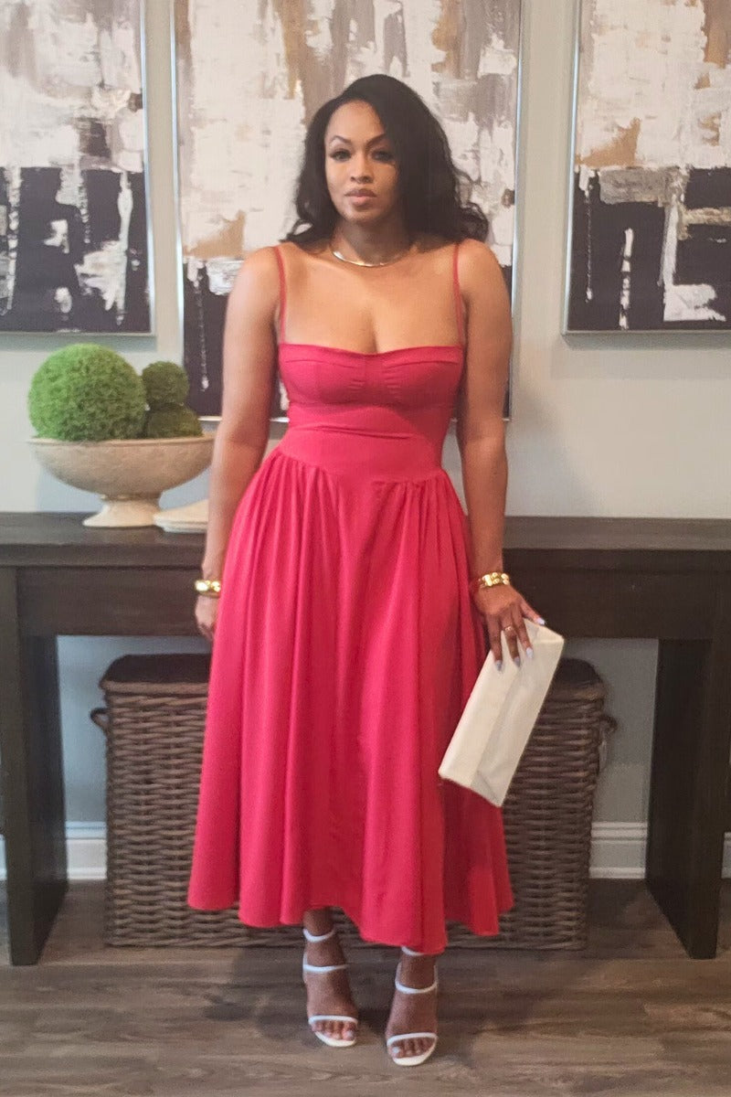 The Perfect Spring Midi Dress